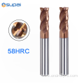 Solid Carbide 4Flute Cnc Square Blade End Mills